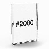 Bloc Photo Hashtag 25 Anniversaire 2000 (Gauche)