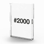 Bloc Photo Hashtag 25 Anniversaire 2000 (Droite)