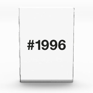 Bloc Photo Hashtag 29 Anniversaire 1996