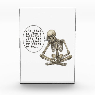 Bloc Photo Healthy Life Can Wait Skeleton