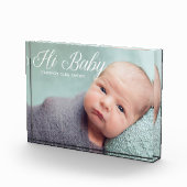 Bloc Photo Hi Baby Chic Faire-part de naissance Keepsaké (Droite)