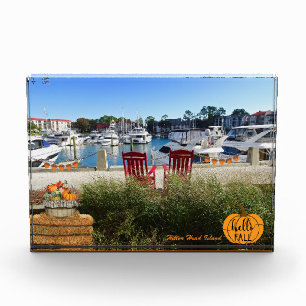 Bloc Photo Hilton Head Island Harbour Town Marina Bonjour Aut