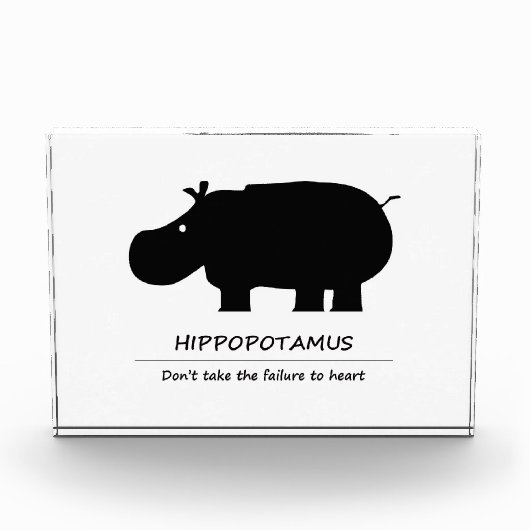 Bloc Photo hippopotame (Devant)