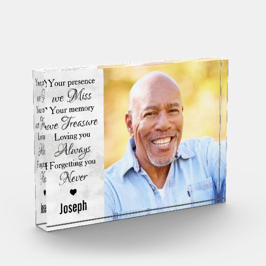 Bloc Photo Histoires de famille personnalisées Soutenir (Gauche)