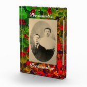 Bloc Photo Holly feuilles de baies vitrées vert rouge hiver (Droite)