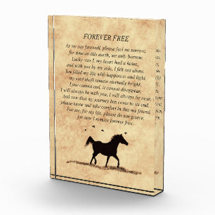 Bloc Photo Hommage à Horse Memorial Spirituel