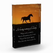 Bloc Photo Hommage au mémorial du cheval spirituel (Gauche)