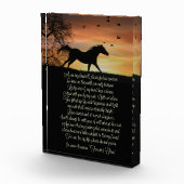 Bloc Photo Hommage commémoratif à cheval (Droite)