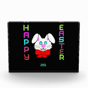 Bloc photo horizontal Bunny de Pâques