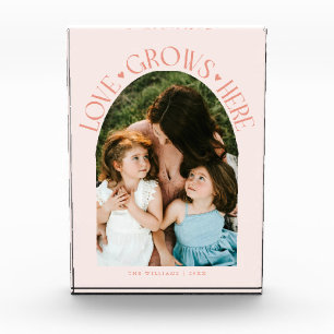 Bloc Photo Ici pousse l'amour Moderne Arche Pêche
