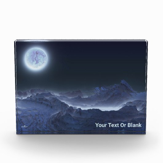 Bloc Photo Icy Planet, Lune gelée (Devant)