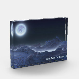 Bloc Photo Icy Planet, Lune gelée