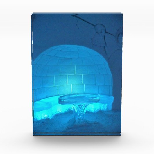 Bloc Photo Igloo room at Hotel de Glace, Québec, Canada (Devant)