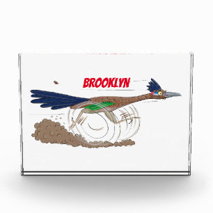 Bloc Photo Illustration amusante de la caricature d'oiseau du