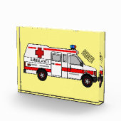 Bloc Photo Illustration d'ambulance (Droite)