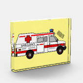 Bloc Photo Illustration d'ambulance (Gauche)