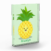Bloc Photo Illustration d'ananas mignon (Gauche)