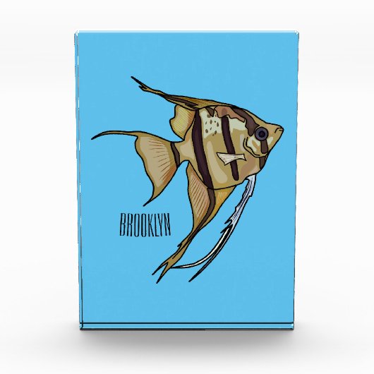 Bloc Photo Illustration d'angelfish (Devant)