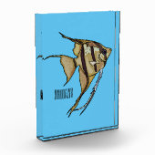 Bloc Photo Illustration d'angelfish (Gauche)