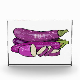 Bloc Photo Illustration d'aubergine