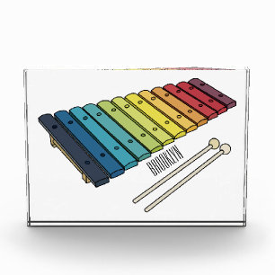 Bloc Photo Illustration de bande dessinée en Xylophone