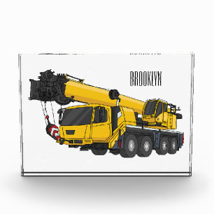 Bloc Photo Illustration de camion de grue