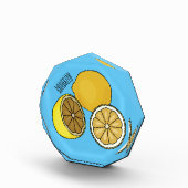 Bloc Photo Illustration de citron (Droite)