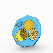 Bloc Photo Illustration de citron (Gauche)