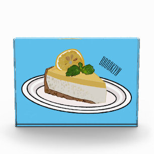 Bloc Photo Illustration de citron cheesecake