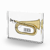 Bloc Photo Illustration de dessin animé Bugle (Droite)