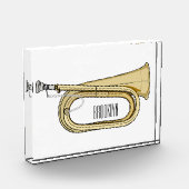 Bloc Photo Illustration de dessin animé Bugle (Gauche)