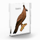 Bloc Photo illustration de dessin animé d'aigle de Java (Gauche)