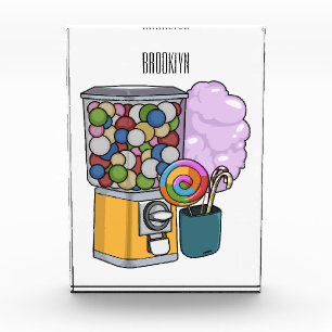 Bloc Photo Illustration de dessin de bonbon