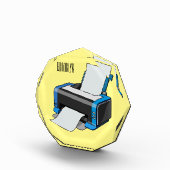 Bloc Photo Illustration de dessin d'imprimante (Droite)