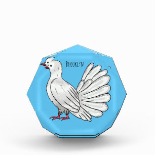 Bloc Photo Illustration de dessin d'oiseau pigeon sauvage