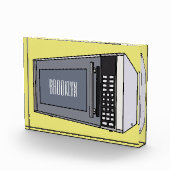 Bloc Photo Illustration de dessin sur micro-ondes (Droite)
