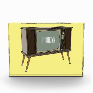 Bloc Photo Illustration de dessin télévisé