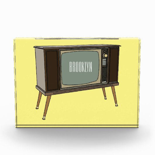 Bloc Photo Illustration de dessin télévisé (Devant)