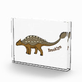 Bloc Photo Illustration de dinosaure blindé Ankylosaurus (Droite)