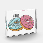 Bloc Photo Illustration de Donut (Gauche)