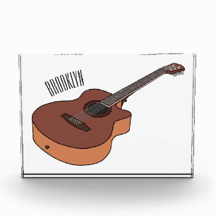 Bloc Photo Illustration de guitare acoustique