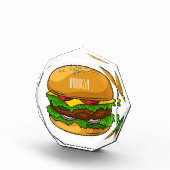 Bloc Photo Illustration de Hamburger (Droite)