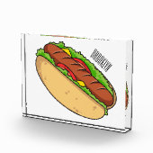 Bloc Photo Illustration de Hot dog (Droite)