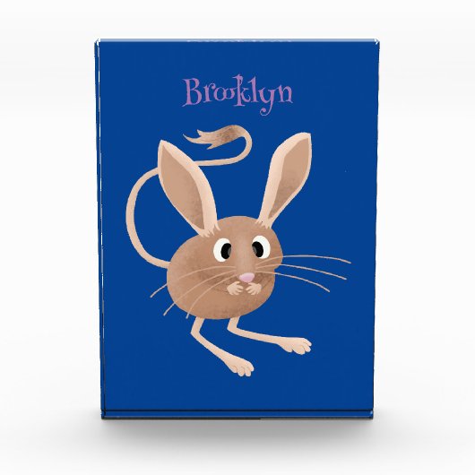 Bloc Photo Illustration de jerboa aux longues oreilles (Devant)