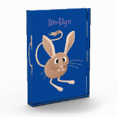 Bloc Photo Illustration de jerboa aux longues oreilles (Gauche)