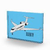 Bloc Photo Illustration de jet privé (Droite)