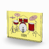 Bloc Photo Illustration de kit de batterie (Droite)