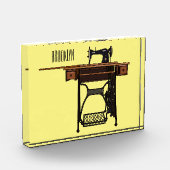 Bloc Photo Illustration de la machine à coudre (Gauche)