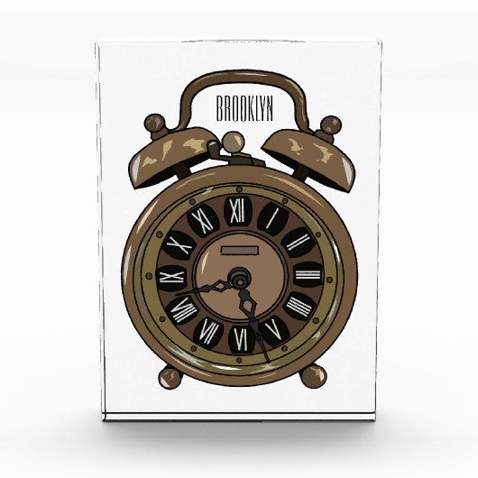 Bloc Photo Illustration de l'horloge d'alarme (Devant)