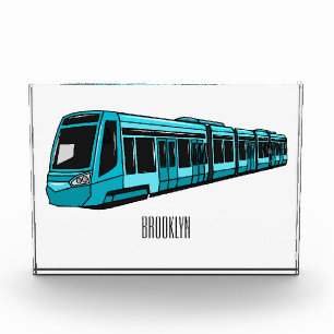 Bloc Photo Illustration de locomotive électrique